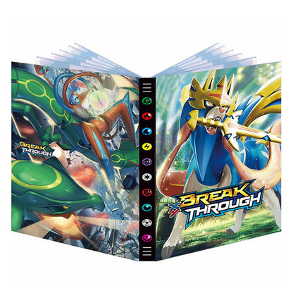Cartoon 9 Pocket 432 Karten Pokemon Album Buch Anime Kartenspiel Pokémon Karten Sammlung Halter Binder Ordner Top Spielzeug Geschenk für Kinder
