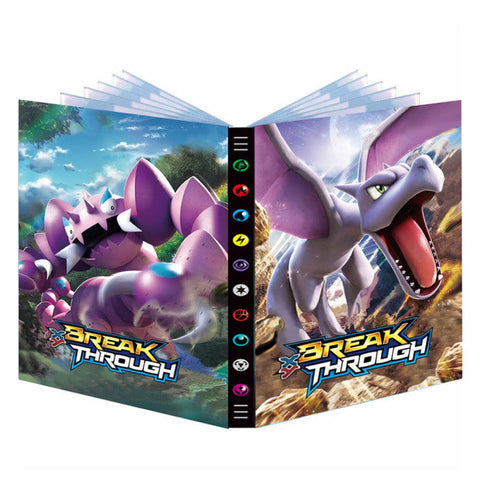 Cartoon 9 Pocket 432 Karten Pokemon Album Buch Anime Kartenspiel Pokémon Karten Sammlung Halter Binder Ordner Top Spielzeug Geschenk für Kinder