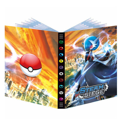 Cartoon 9 Pocket 432 Karten Pokemon Album Buch Anime Kartenspiel Pokémon Karten Sammlung Halter Binder Ordner Top Spielzeug Geschenk für Kinder