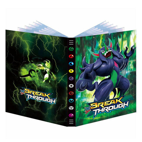 Cartoon 9 Pocket 432 Karten Pokemon Album Buch Anime Kartenspiel Pokémon Karten Sammlung Halter Binder Ordner Top Spielzeug Geschenk für Kinder