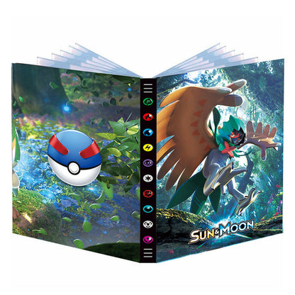 Cartoon 9 Pocket 432 Karten Pokemon Album Buch Anime Kartenspiel Pokémon Karten Sammlung Halter Binder Ordner Top Spielzeug Geschenk für Kinder