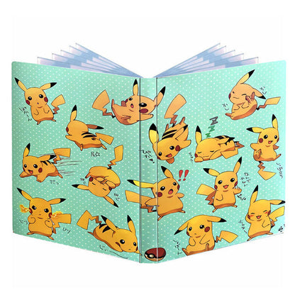 Cartoon 9 Pocket 432 Karten Pokemon Album Buch Anime Kartenspiel Pokémon Karten Sammlung Halter Binder Ordner Top Spielzeug Geschenk für Kinder