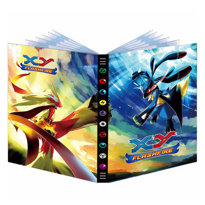 Cartoon 9 Pocket 432 Karten Pokemon Album Buch Anime Kartenspiel Pokémon Karten Sammlung Halter Binder Ordner Top Spielzeug Geschenk für Kinder