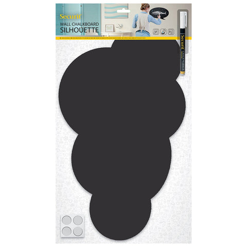 Securit® Wandkreidetafel Silhouette Wolke, 49x30cm