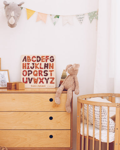  alphabet puzzle on wood 