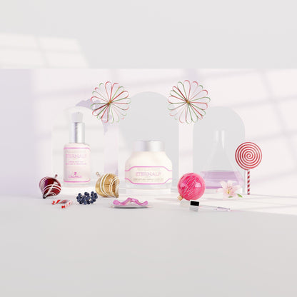 Set ou Coffret Cadeau DUO Crème Anti-Age Liftant Nuit & Sérum Anti-Age Repulpant & Remodelant Eternalp 4060m