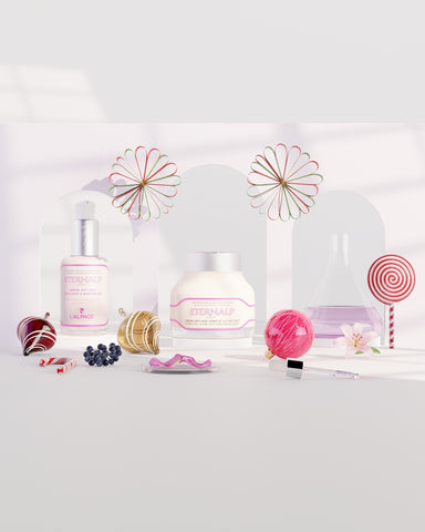 Set ou Coffret Cadeau DUO Crème Anti-Age Liftant Nuit & Sérum Anti-Age Repulpant & Remodelant Eternalp 4060m