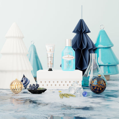 Set of Coffret Cadeau Gel Douche 125ml + Crème Hand L'HYDRALPINE