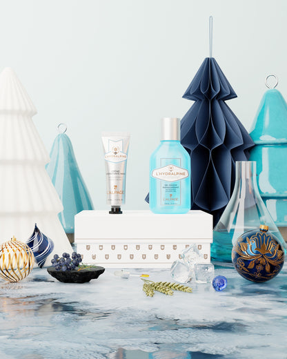 Set of Coffret Cadeau Gel Douche 125ml + Crème Hand L'HYDRALPINE