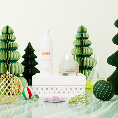 Set eller Gaveæske Creme Matifiante og Lissante + Rensemousse INALP