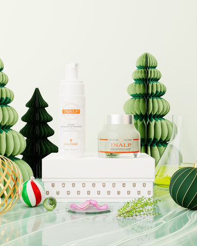 Set eller Gaveæske Creme Matifiante og Lissante + Rensemousse INALP