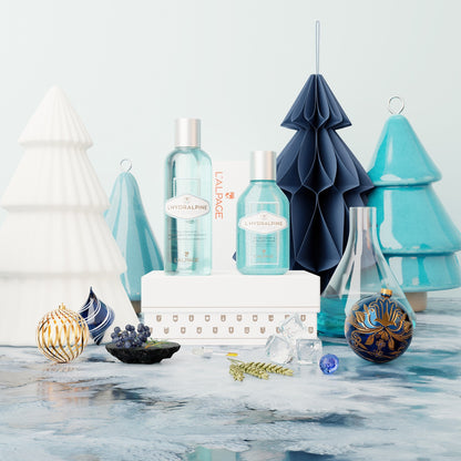 Set ou Coffret Cadeau Eau Tonifiante + Gel Nettoyant Exfoliant L'HYDRALPINE