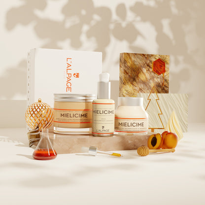 Set o Coffret Regalo Trio Crema Ultra-Nutriente + Siero Ultra-Nutriente + Burro Lussuoso Ultra-Nutriente Maschera Viso Mielicime