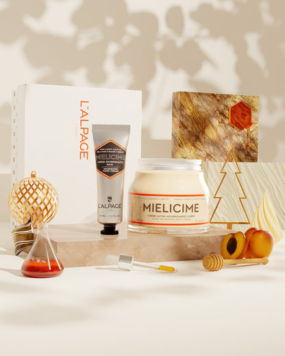 Sett ou Coffret Cadeau DUO Crème Corps 200ml + Crème Main Mielicime