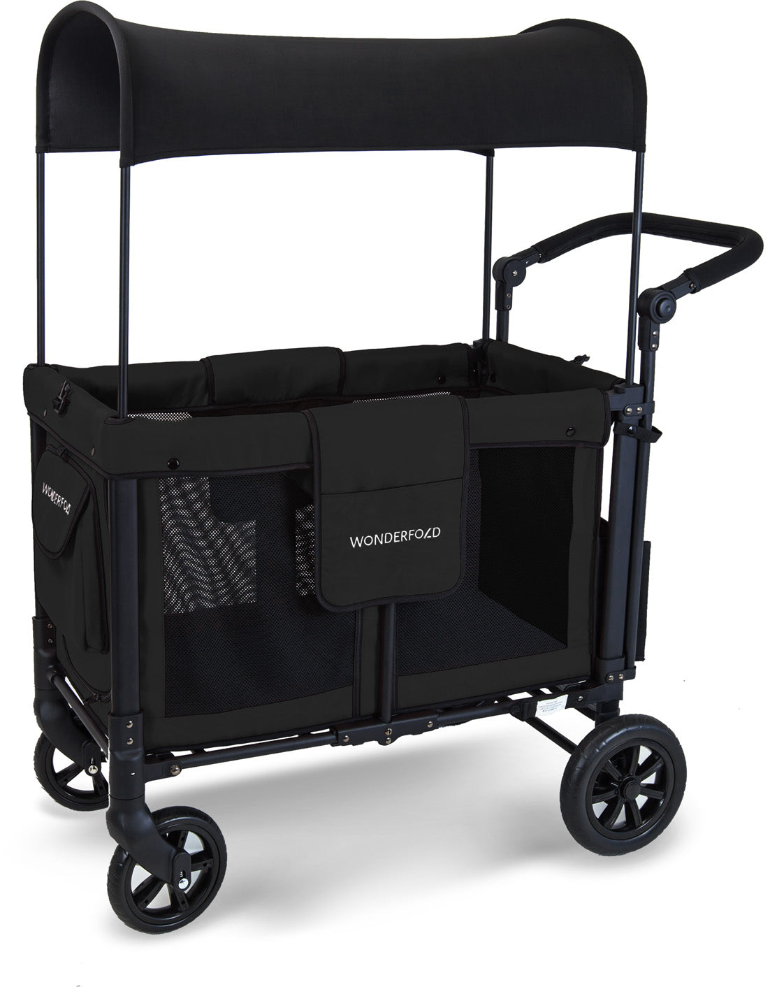 Wonderfold | Kinderwagen | Original Double Stroller Wagon | Black