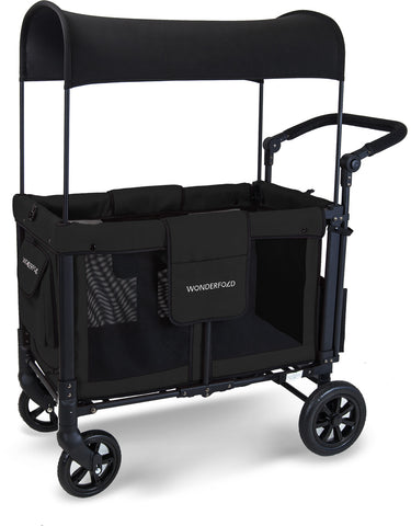 Wonderfold | Kinderwagen | Original Double Stroller Wagon | Black