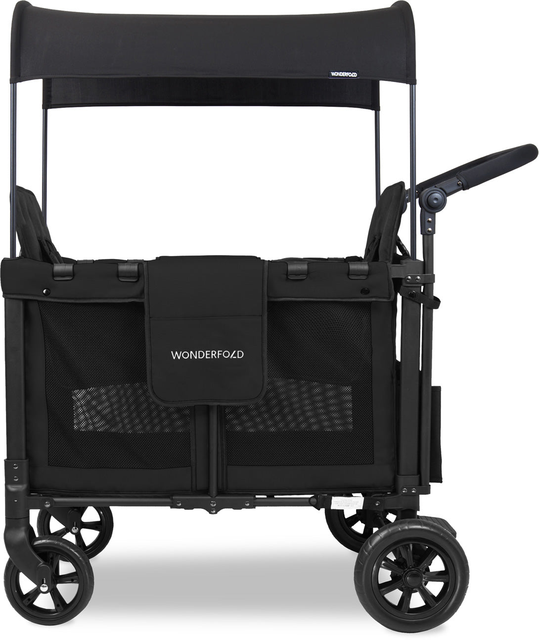 Wonderfold | Kinderwagen | Original Double Stroller Wagon | Black