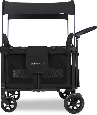 Wonderfold | Kinderwagen | Original Double Stroller Wagon | Black
