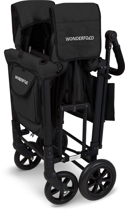 Wonderfold | Kinderwagen | Original Double Stroller Wagon | Black