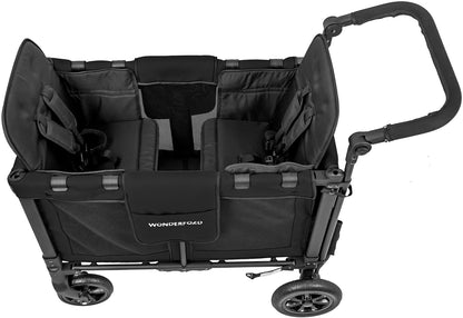 Wonderfold | Kinderwagen | Original Double Stroller Wagon | Black