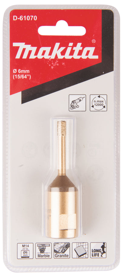 
          Diamant-Fliesenbohrkronen 6mm M14
          D-61070
        