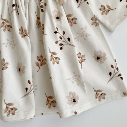 Jersey Dress with Shimmer Bib