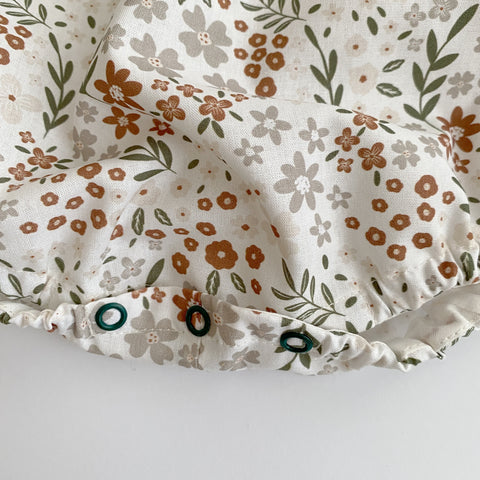 Cotton Body with Floral Print and headband