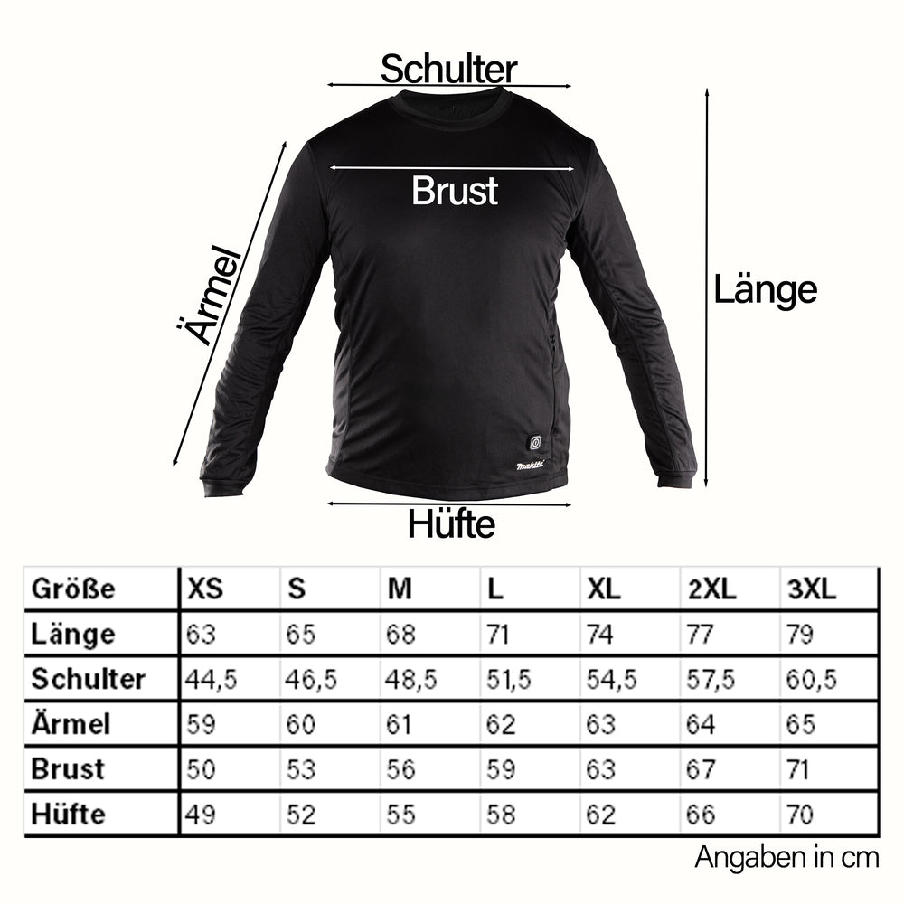 
          Akku-Heizbarer Pullover LXT ® • 3XL
          DCX201C3XL
        