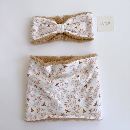 Baby Girl Headband – Floral & Cozy Fleece