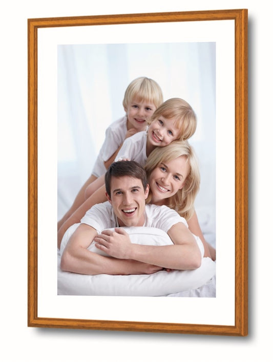 DEBEX Wechselrahmen 30x40cm 600204300400 Kunstglas, braun