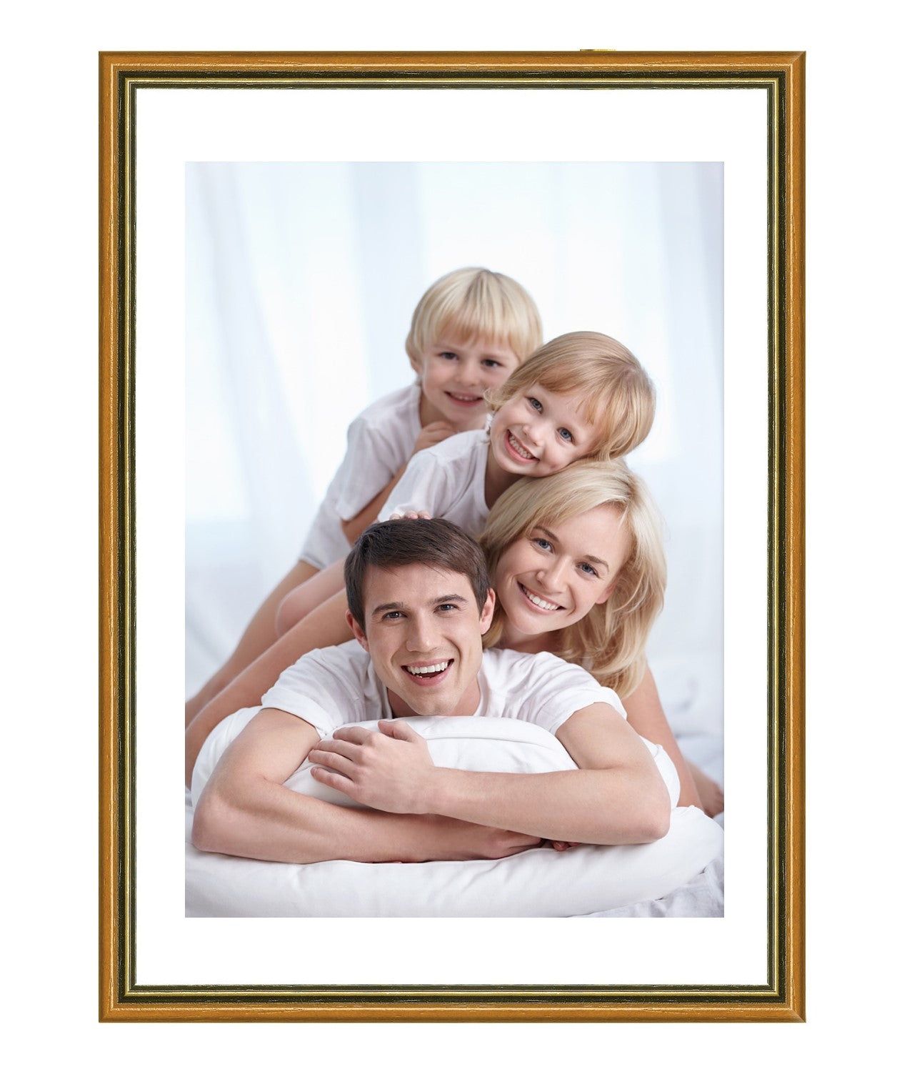 DEBEX Wechselrahmen 24x30cm 600403-240X3 Holz gold