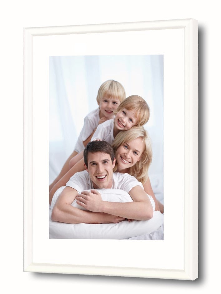 DEBEX Wechselrahmen 60x80cm 725001600800 Kunstglas, weiss