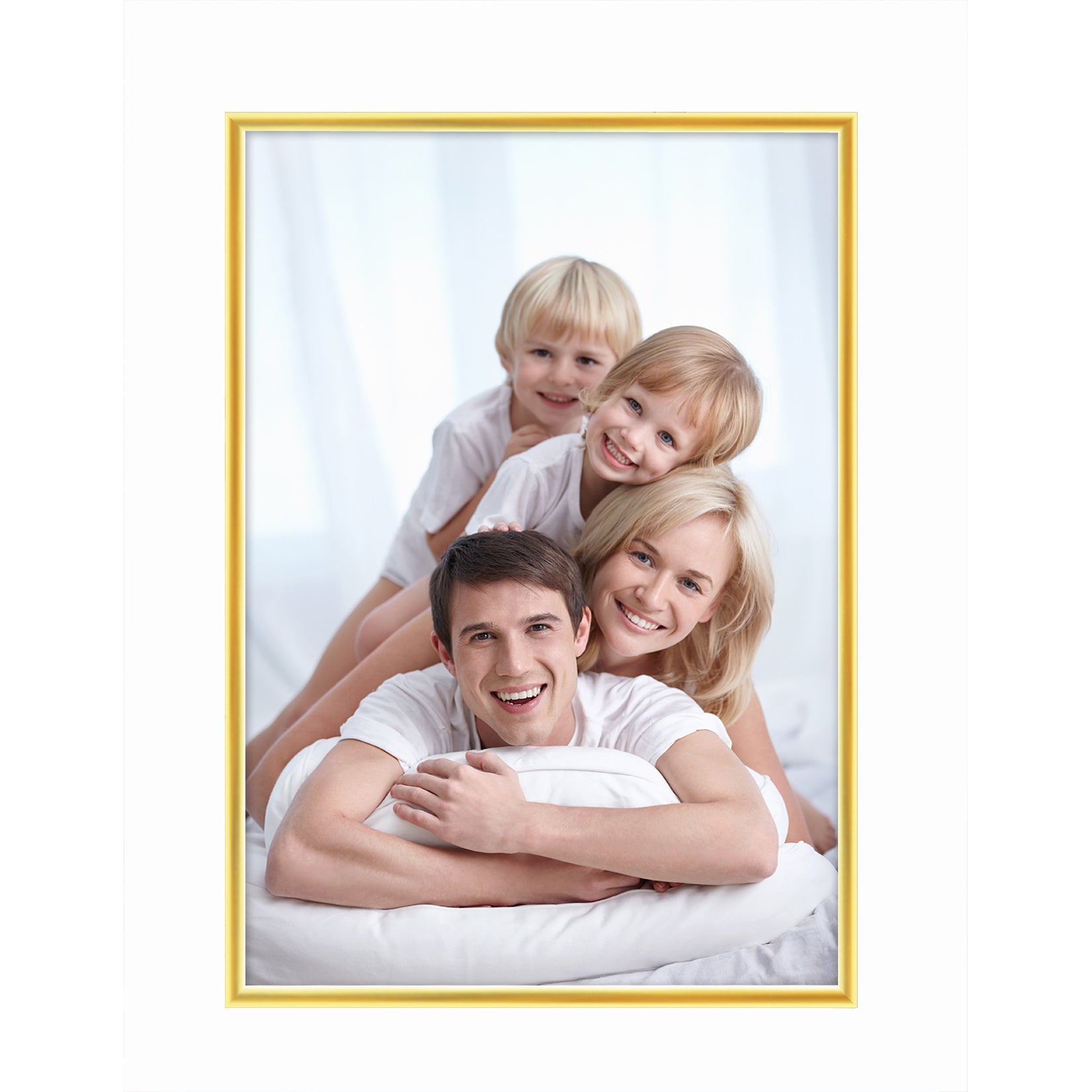 DEBEX Wechselrahmen 60x80cm 727001600800 Kunstglas, gold