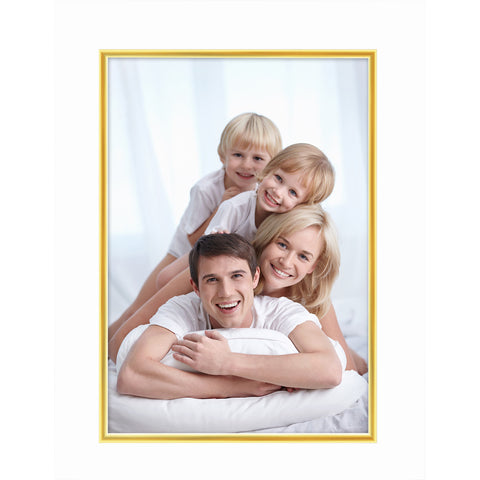 DEBEX Wechselrahmen 60x80cm 727001600800 Kunstglas, gold