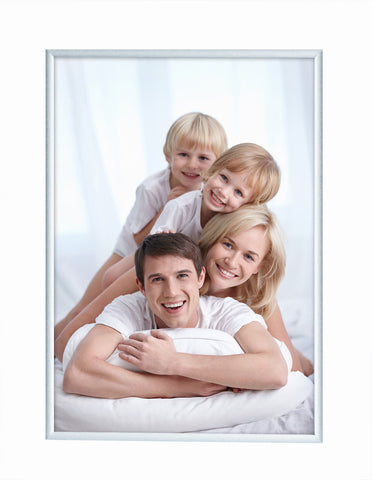 DEBEX Wechselrahmen 50x70cm 900105500700 Kunstglas, Alu natur