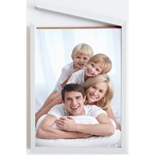 DEBEX Wechselrahmen 21x29,7cm H8601V210297 Holz, magnetisch weiss