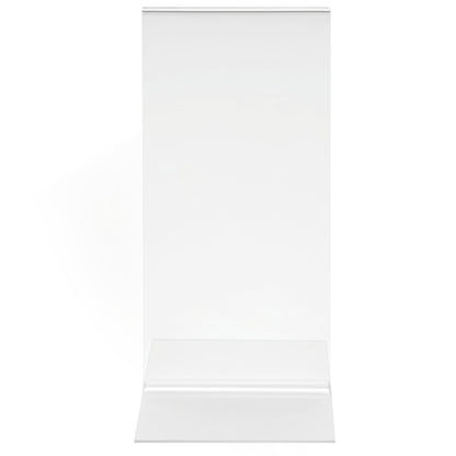 DEFLECTO Tischaufsteller Acryl DIN lang 43110 gerade, hoch
