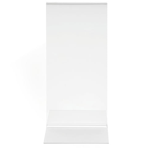 DEFLECTO Tischaufsteller Acryl DIN lang 43110 gerade, hoch