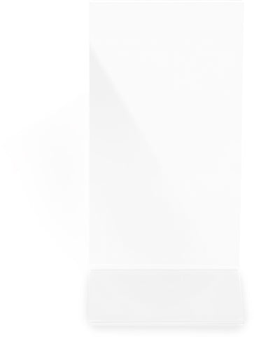 DEFLECTO Tischaufsteller Classic Image 45201 1/3 A4, hoch, schräg