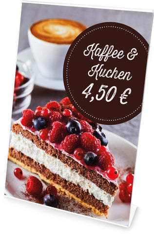 DEFLECTO Tischaufsteller Classic Image 480601 A9, hoch, schräg