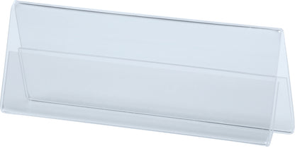 DEFLECTO Tischnamenschilder 48601 transparent A4