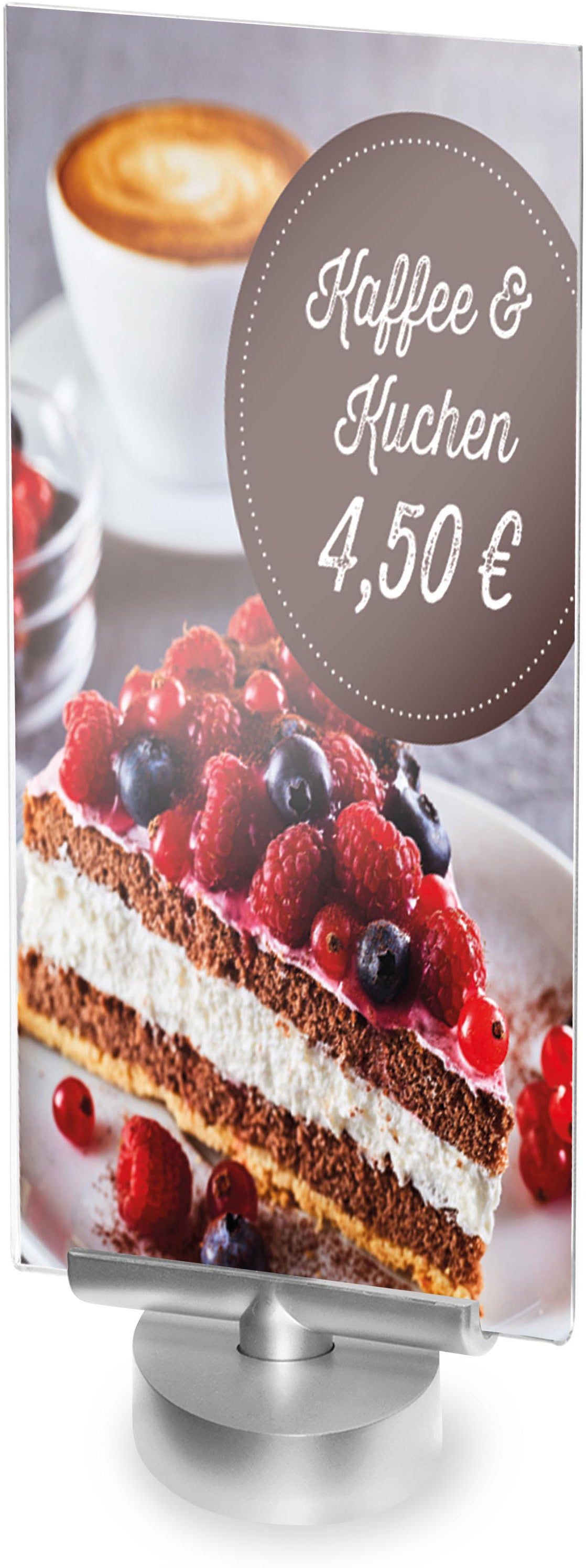 DEFLECTO Tischaufsteller Swivel 1/3 A4 691001 hoch, drehbar