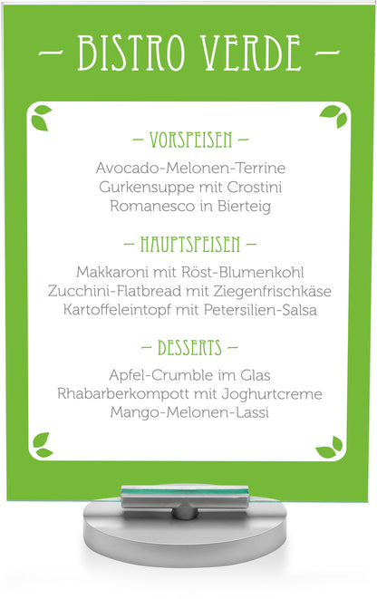 DEFLECTO Tischaufsteller Swivel A5 691201 hoch, drehbar