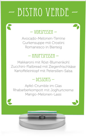 DEFLECTO Tischaufsteller Swivel A5 691201 hoch, drehbar