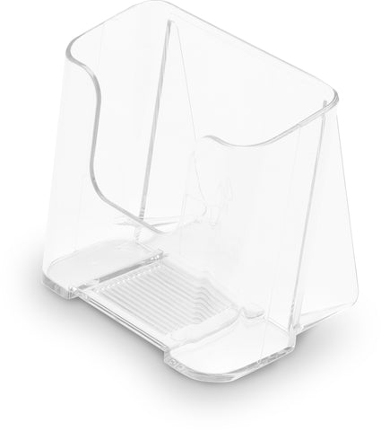 DEFLECTO Prospekthalter 115x100mm 75001 transparent 1/3 hoch