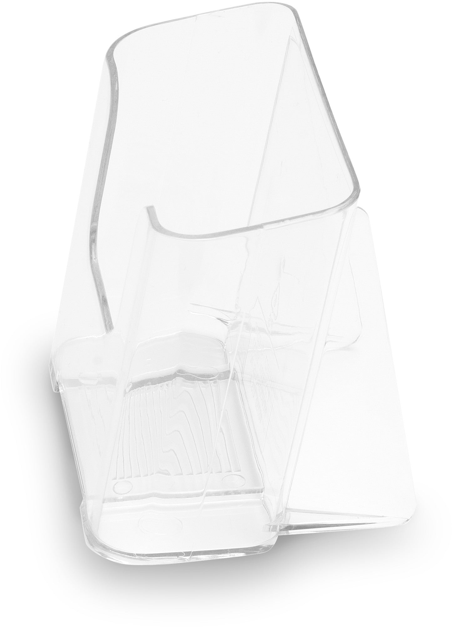 DEFLECTO Prospekthalter 115x100mm 75001 transparent 1/3 hoch