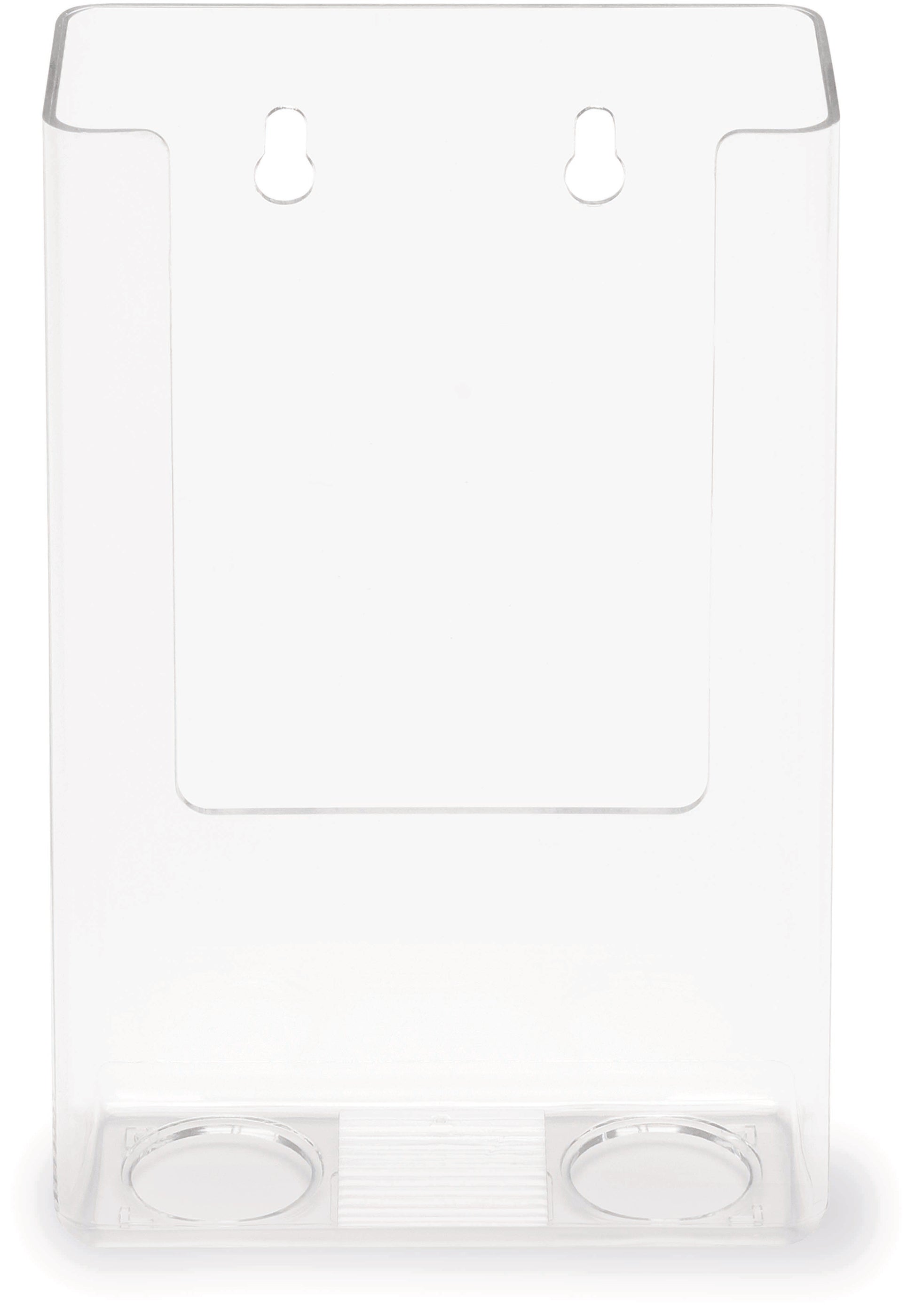 DEFLECTO Prospekthalter 115x180mm 76001 transparent DIN lang