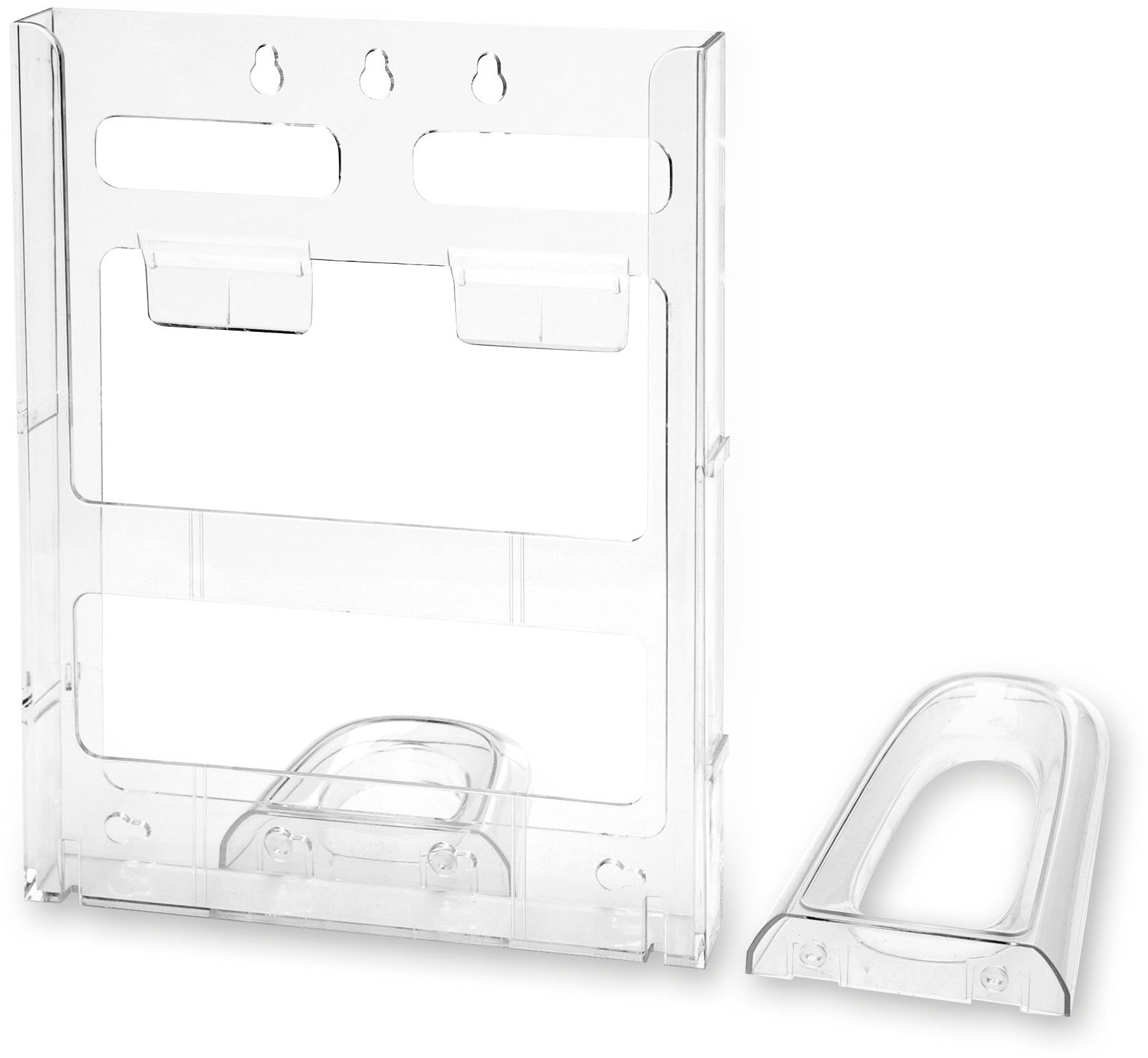 DEFLECTO Prospekthalter Lit-Loc A4 772001 hoch, mit Verrigelung