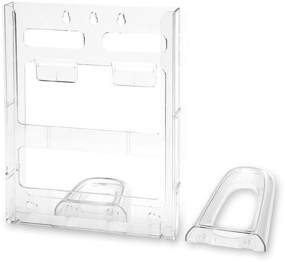 DEFLECTO Prospekthalter Lit-Loc A4 772001 hoch, mit Verrigelung