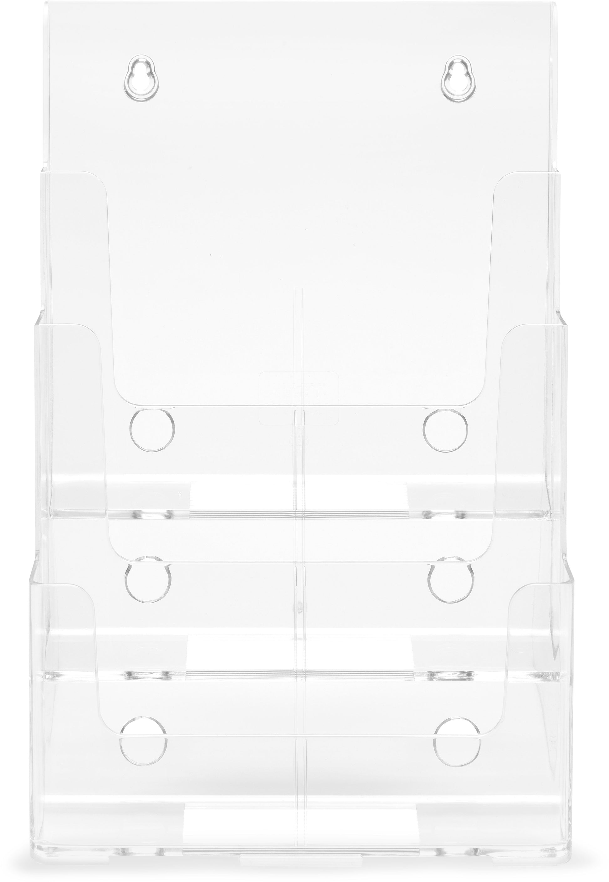 DEFLECTO Prospekthalter Docuholder A4 77301 hoch, 3 Fächer